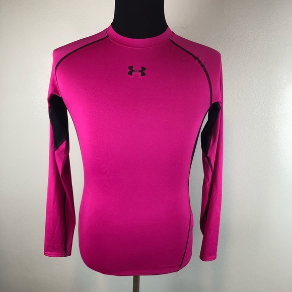 under armour pink shirt mens